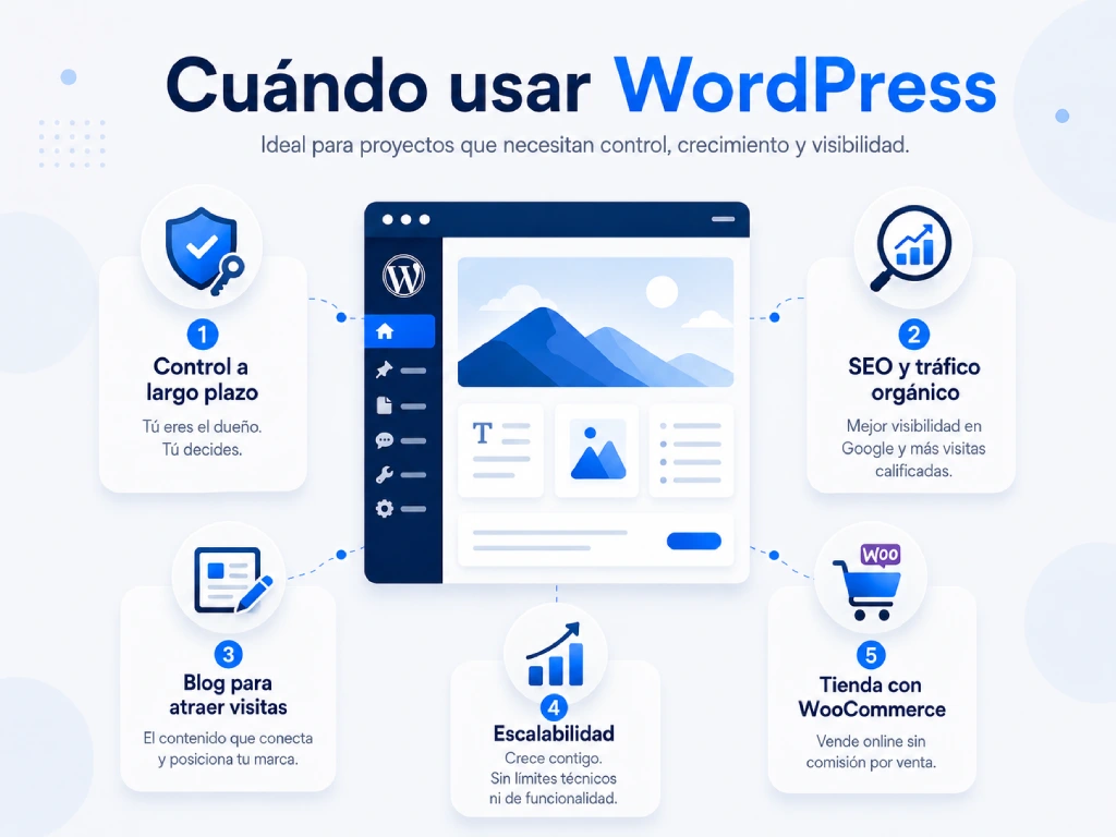cuando usar wordpress