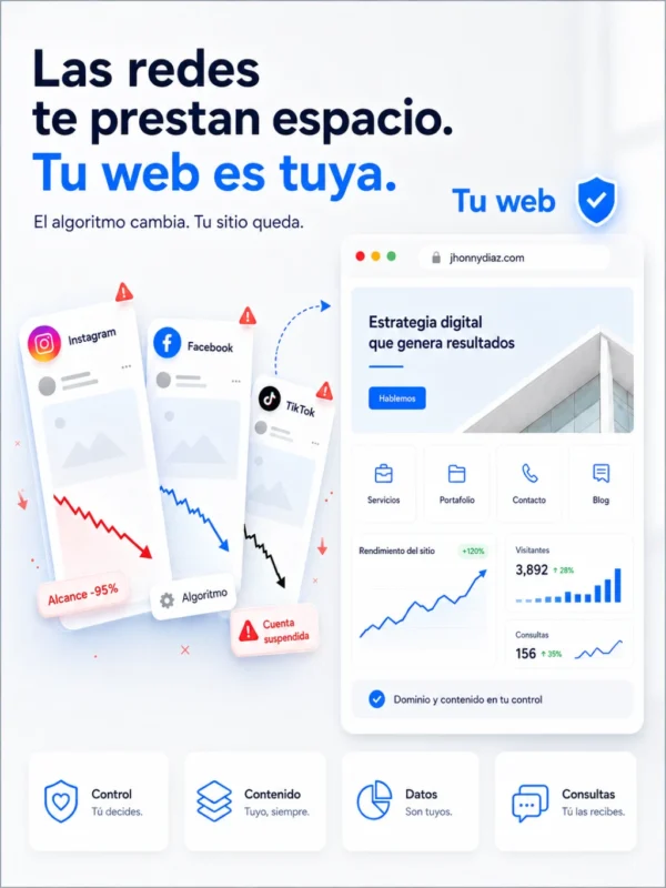 las redes te prestan espacio