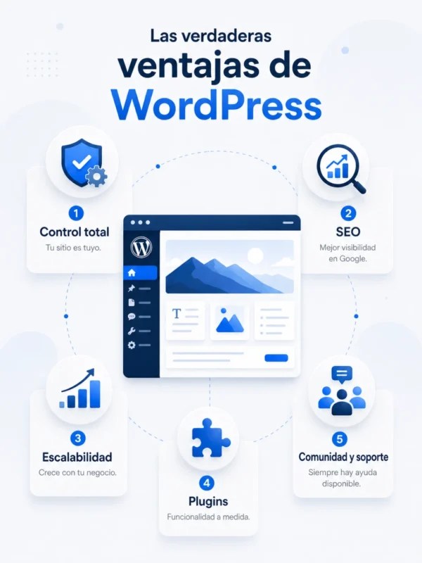las ventajas de tener un wordpress