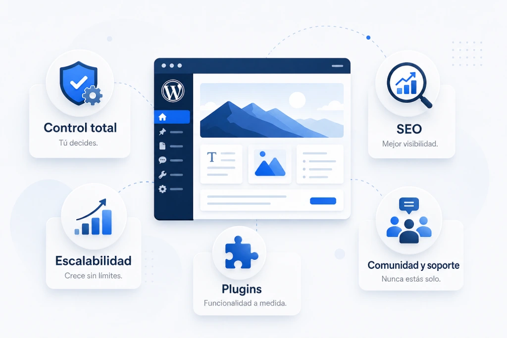 ventajas reales del wordpress